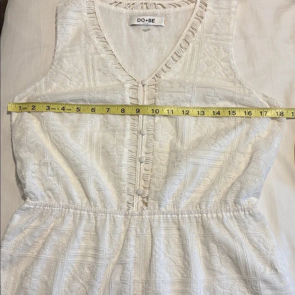 DO+BE Women’s Off White Lace Romper Size M - Picture 10 of 14